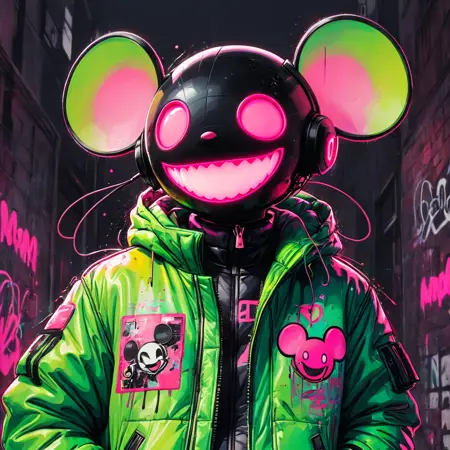 Metal X Mouse. XL LoRA