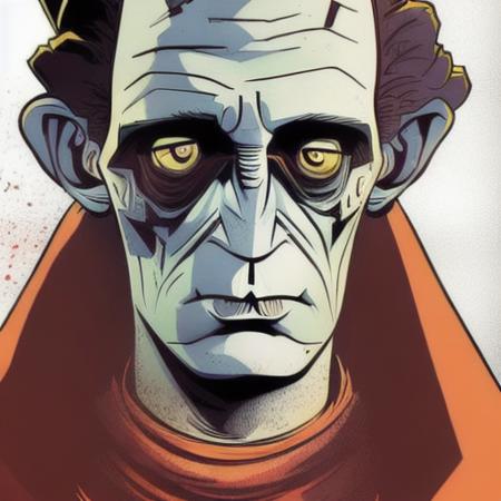 evang, frankenstein's monster, digital painting, concept art, sharp focus, illustration, and Greg Rutkowski