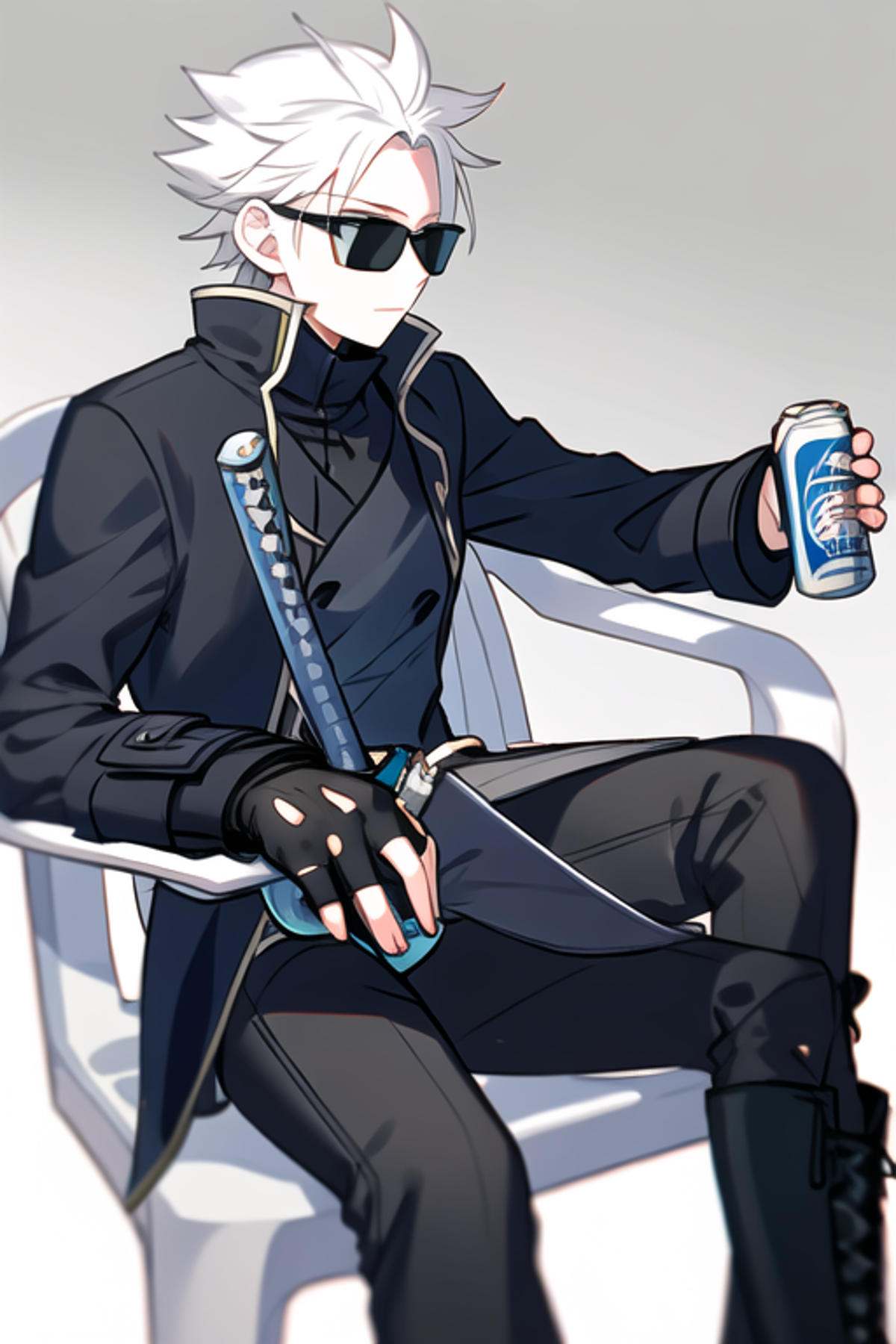 Plastic chair [MEME] Vergil chair, motivated 21 epoch SD1.5 Stable