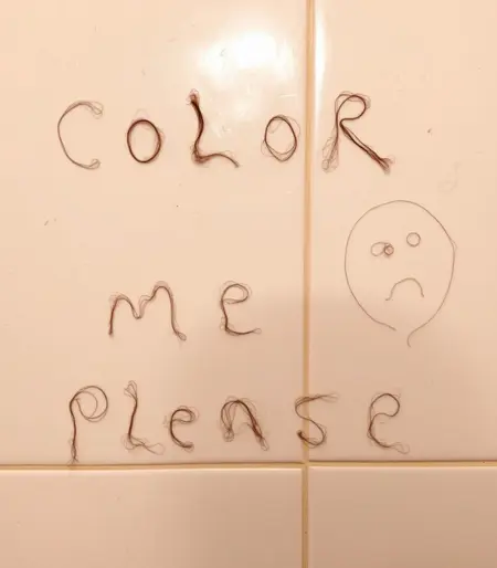 Shower Hair Art