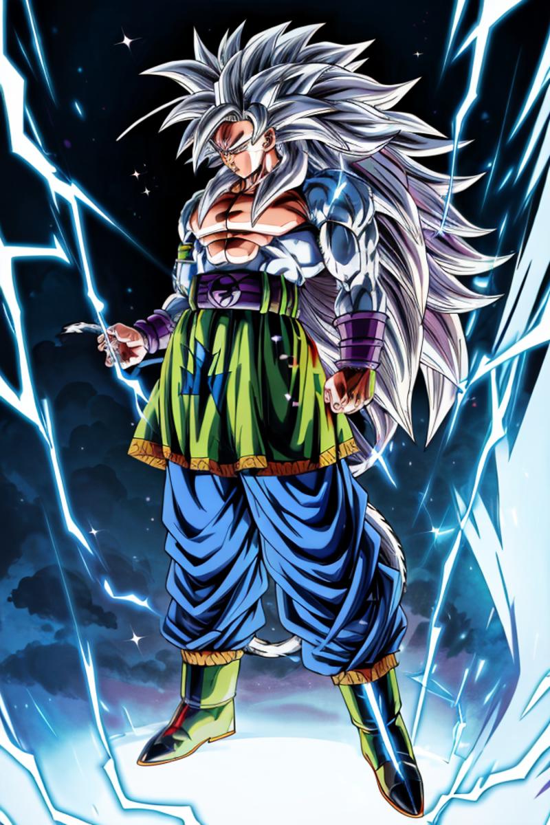 Super Saiyan 5 Goku (Dragon Ball AF) image by allelujahnightingale