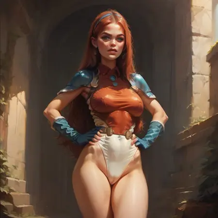 POPFUL MAIL Popful Mail ぽっぷるメイル (Video Game Character) SDXL PONY