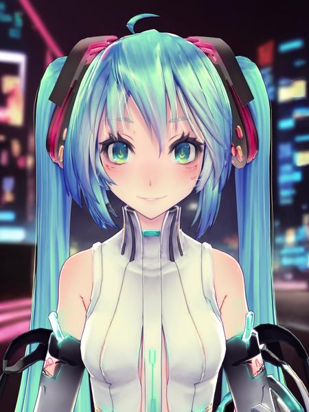 [Pony & Illustrious] Miku Hatsune Append (Tda) MMD [Pony]v1.0