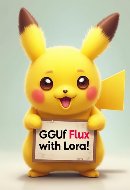 Flux GGUF with Lora workflow (For Low VRAM GPUs) v1.0