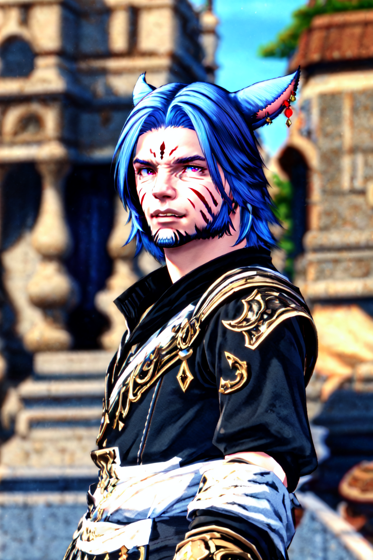 FFXIV - Male Miqote (Keeper of the Moon - Khit'li L'ocar) image by duskfallcrew