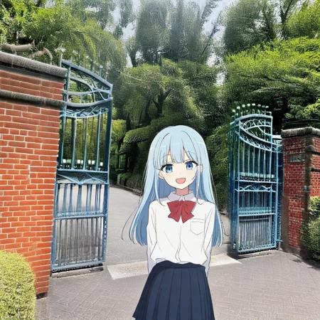 School Gate (学校の校門) ｜IL・Animagine Animagine