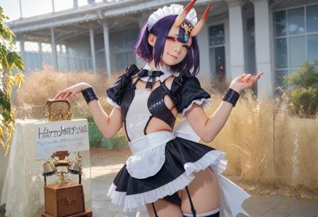 [PonyXL] FGO Shuten douji Maid v2.0