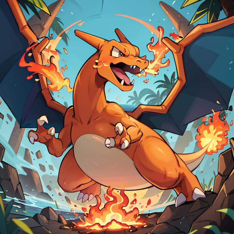 Charizard & Mega X Form (Pokemon) (Pokedex #0006) image by CitronLegacy