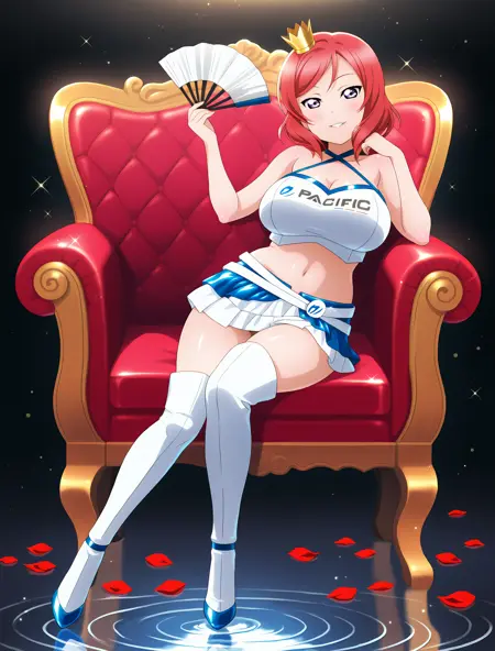 レースクイーンコラボ🏁 / Race Queen Collaboration #Love Live! #μ's #Nishikino Maki #Minami Kotori #Sonoda Umi