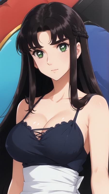 ピグマリオ, 水晶の姫オリエ, Orie, black hair, long hair, bangs, green eyes,