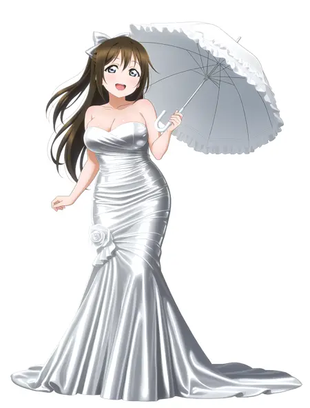 ウェディングドレス💒(光沢✨)&マーメイドドレス💧(カラー🌈) / Shiny Wedding Dress & Color Mermaid Dress