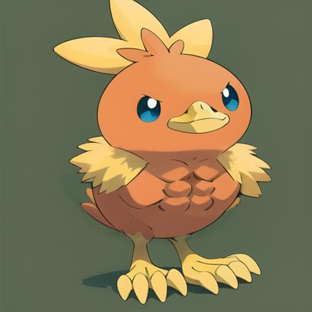 swole tochic, solo, masterpiece, high quality, no humans. (while background, simple background:1.2), full body, long legs
<lora:torchic-09:1>