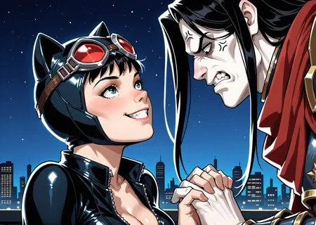 Warhammer 40K X Batman - Gothic Justice Konrad Curze X Catwoman