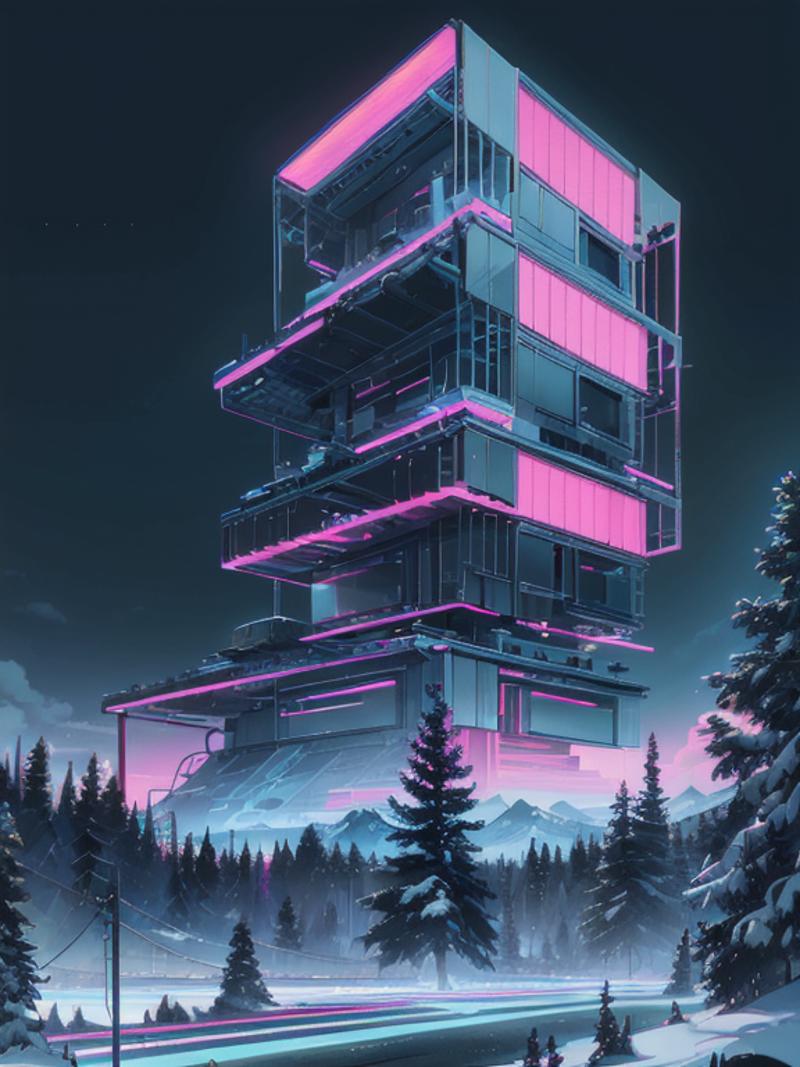 Retrowave Tech - World Morph image by ipArchitecture