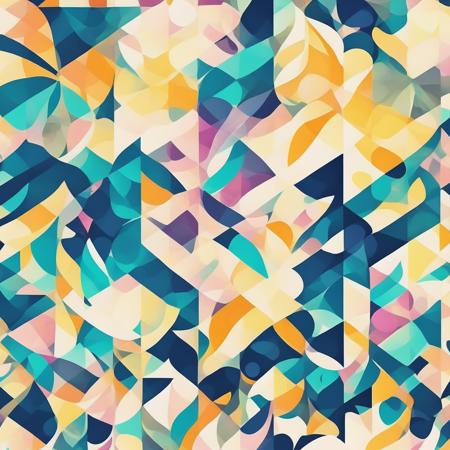 anime abstract geometric patterns, vivid colors, poster (PosterGeo style:1) <lora:djzPosterGeo:0.8)