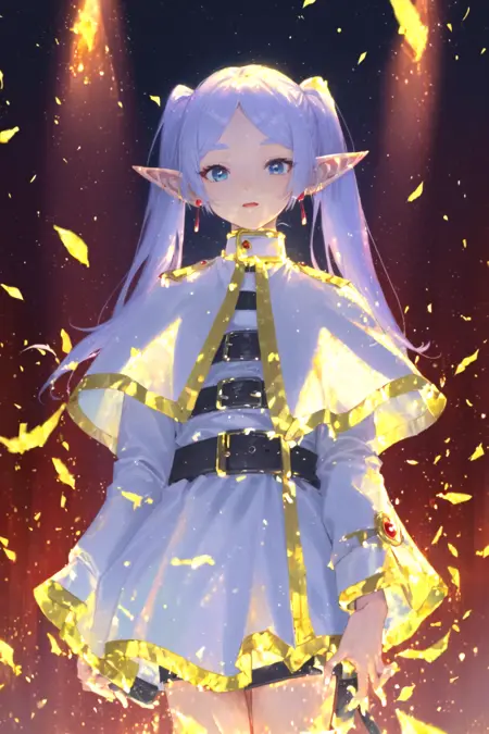 light powder(光粉、火粉差異化lora、コピー機学習法,svd)-Make more special effects in your image
