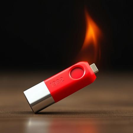 un pendrive con forma de pene