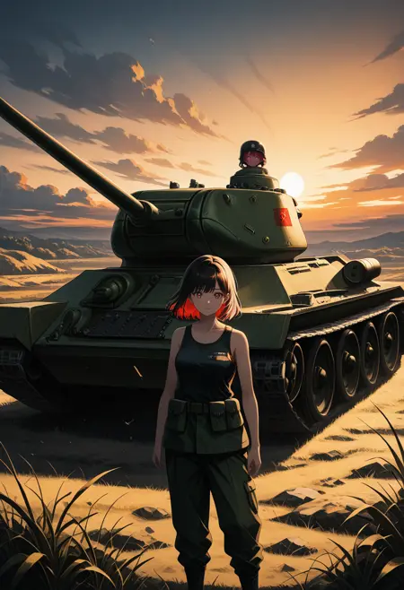 Tank Т-34-85 (Vehicle) for Illustrious