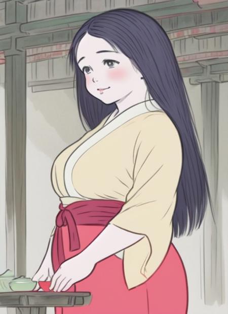 Curvy Woman, kaguya <lora:kaguya-000002:1>