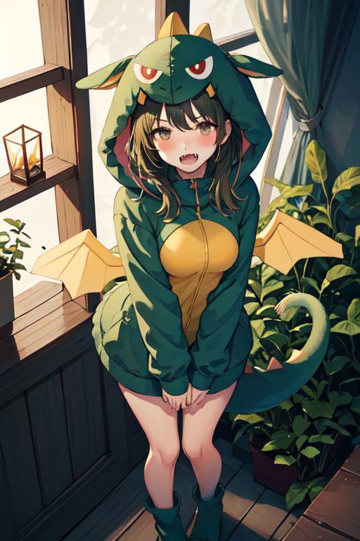 Nanakusa Nichika (dragon costume) | 【とキどき間氷期】七草にちか image by gustproof