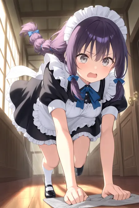 cleaning rag / 雑巾がけ / 床掃除