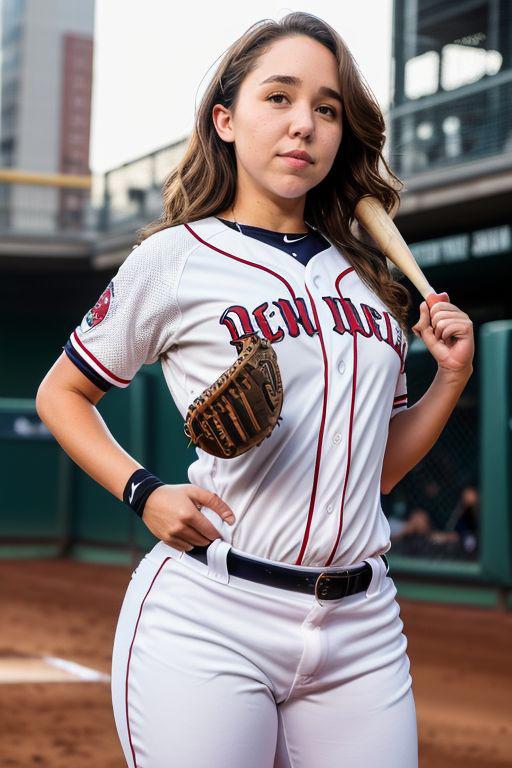 DEN_miss_kultanen,
(playing baseball and wearing a baseball uniform swinging a bat, baseball uniform, playing baseball, baseball:1.2),
clothing, dressed, fully clothed,, clothing,
bokeh, f1.4, 40mm, photorealistic, raw, 8k, textured skin, skin pores, intricate details  <lora:epi_noiseoffset2:1>, epiCRealism