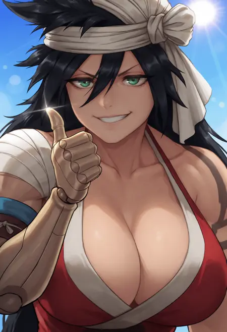 Shiba Kūkaku 志波 空鶴 (Bleach) - Lora Illustrious