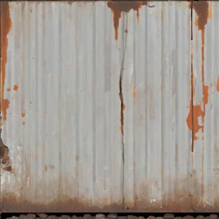 Team Fortress 2 texture, TF2 texture, albedo texture map, best videogame textures, (metal wall, white metal, corrugated metal, rusty, bottom stain, orange stain), dirty, filthy, crack den, (drain, metal grate at the bottom of the wall), (worst lighting, fullbright, no shadows)