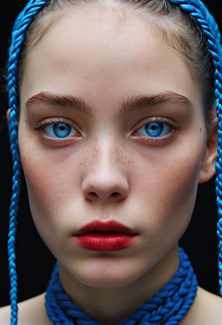 against glass,(Low-Key Portraits by Vicky Roy and Dino Pedriali:1.2), (aesthetic of symbolism with radicalized atmosphere:0.5), (Infrared Photography by Sally Soames and Pauline Kruger Hamilton:1.2), blue eyes,2 red braids,blue sailor collar,boleum \(dgrpluna\), f/4, daring, high dynamic range, (center composition, symmetry composition:0.1), (ebony and muted colors:0.1) <lora:MJ52:0.5> <lora:- SDXL - vanta-black_contrast_V3.0:0.5>blackf/1.4, rule of thirds, iconoclastic opus magnum with unparalleled details, (electricblue and unique colors:0.1), <lora:MJ52:1.0>(masterpiece, best quality:1.4), perfect body parted lips, , detailed skin,model photoshoot,photography by (Ethel Warwick:1.3), modelshoot, pose, , award winning photo macro shot of a beautiful A minimalist and modern design portraits of a beautiful woman, one eye covered in an artistic black band in bold white, blue or yellow colors, set against a stark white background. This graphic representation symbolizes beauty through visual simplicity and minimalistic elements. (Motion Blur Photography by Sarah Charlesworth and Andres Serrano:1.2), award-winning photography, aesthetic, carefully designed details, clear scene, f/22, symmetry and balance, unprecedented, selective color,  Ultra High Resolution, wallpaper, 8K,Rich texture details, hyper detailed, detailed eyes, detailed background, dramatic angle, epic composition, SimplepositiveXLv1 , (close-up portrait:1.1), solo, model photoshoot,, a stylish girl,