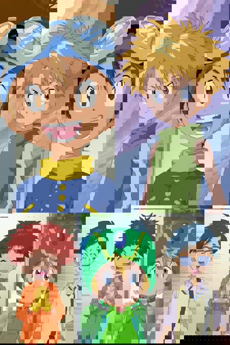 Digimon Adventure 01 Male Characters Pack Illustrious