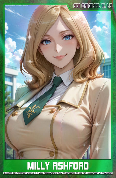 KizukiAi - Code Geass - Milly Ashford [Beta] [Pony Diffusion XL V.6] [SD1 - Original V1.5] v1.0 [SD 1.5]