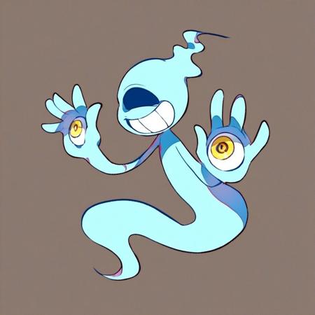blind specter (Cuphead, cup Head, ghost) V1