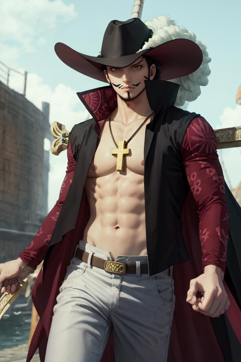 Dracule Mihawk | One Piece (anime character) | ownwaifu image by ownwaifu