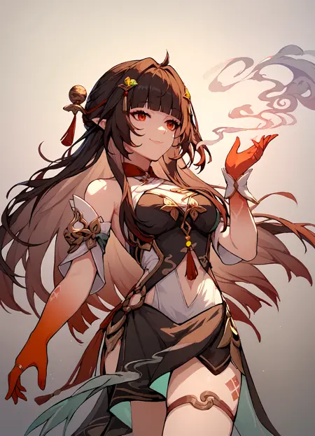 [SD1.5 & PONY] Honkai Star Rail - Lingsha | 灵砂