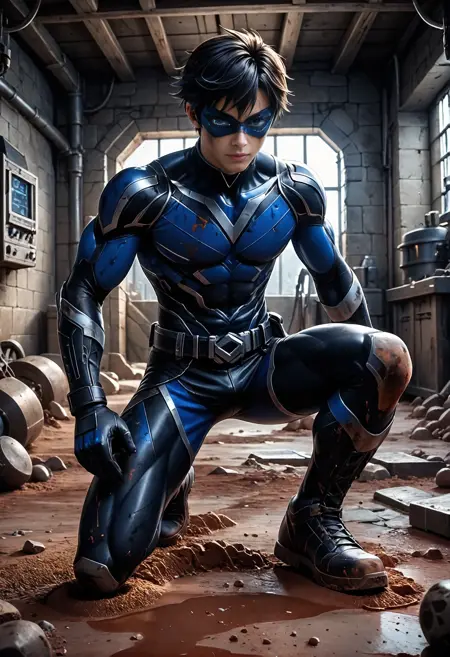 Superhero bodysuit - Hero Blue (Pony)