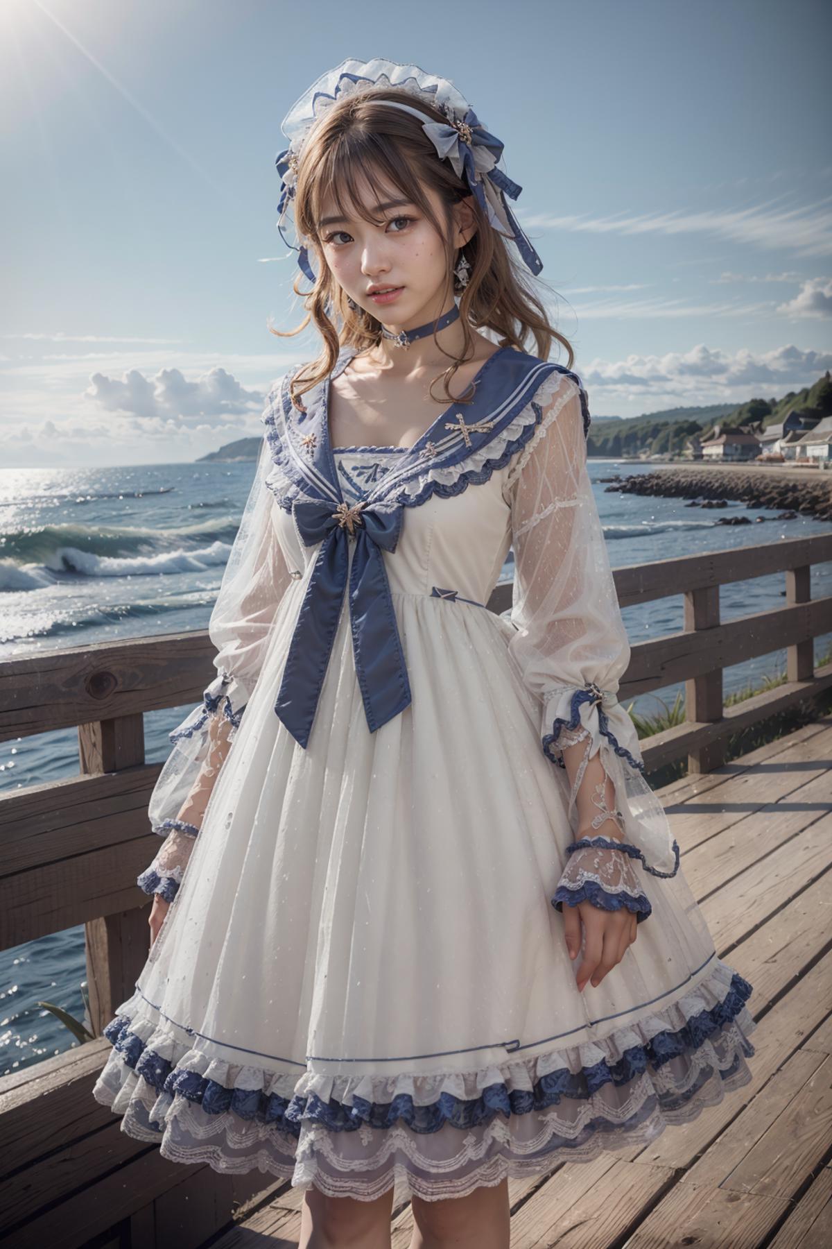 【浅海星辰】Dress No.11 White Dress image by feetie