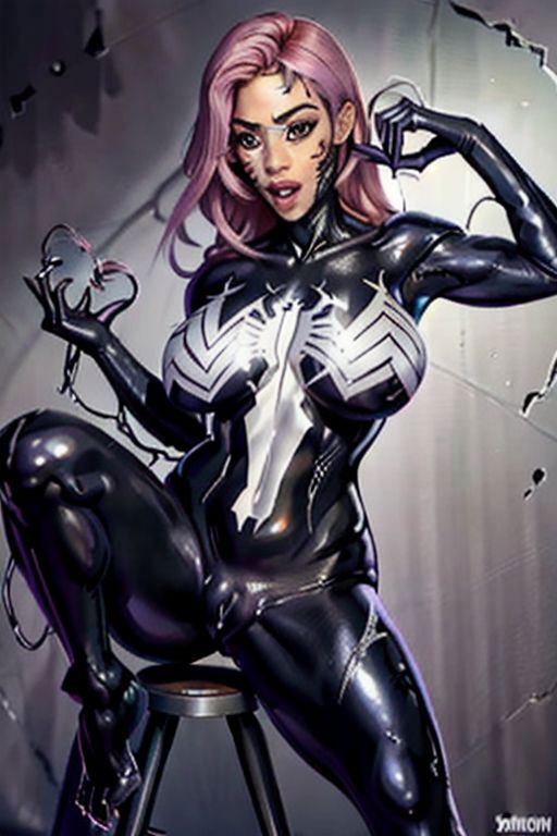 Symbiote / She-Venom LoRA image by jerryzatwork