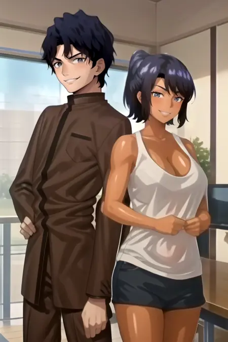 Shinji Matou x Kanae (Fate/Stay Night x Hajimete no Hitozuma)