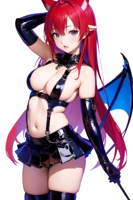 赛博小恶魔-(cosplay)(情趣制服) Cyber Little Devil - (Cosplay) (Erotic Uniform)