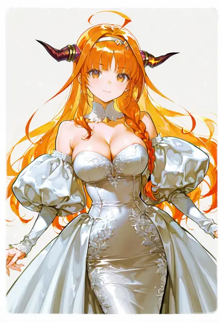 Puffy Sleeved Glitter Gown