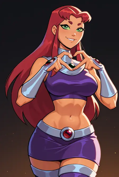 Teen Titans - Starfire & Blackfire
