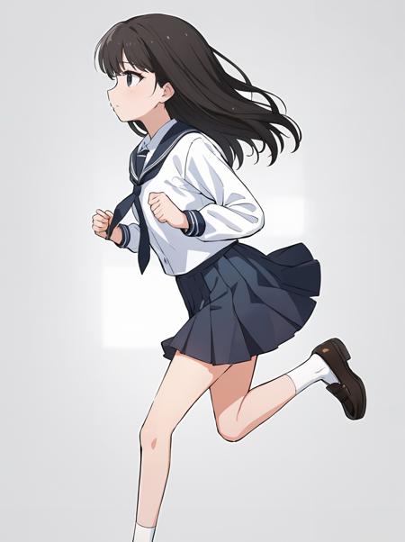 girl run,running