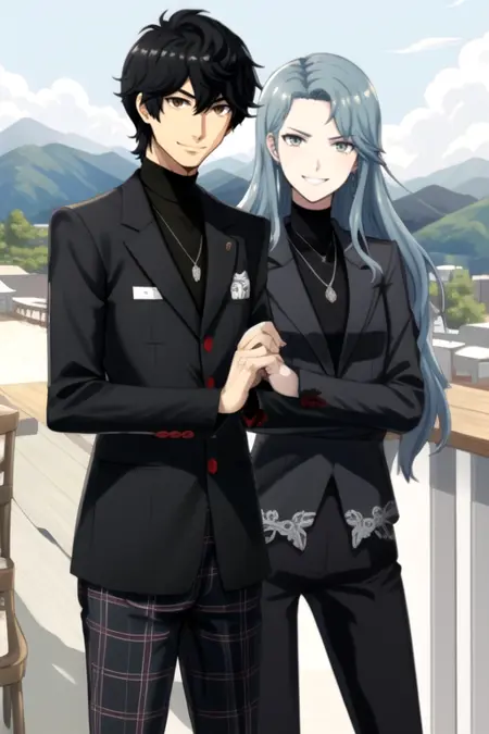 Ren Amamiya x Sae Niijima (Persona)