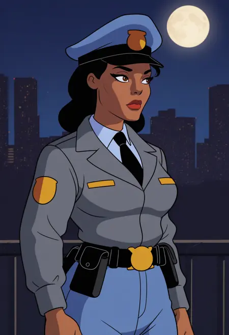 Renee Montoya, (Batman: The Animated Series), LoRA, Illustrious XL