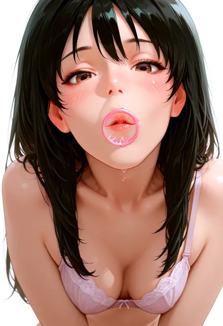 Enjoying a condom (Oral service from a woman)コンドームを楽しむ(女子のお口サービス)