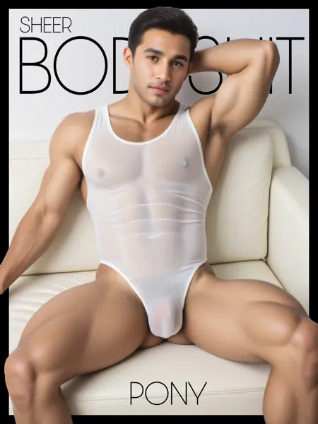 Men's Sheer Bodysuit - PONY / XL