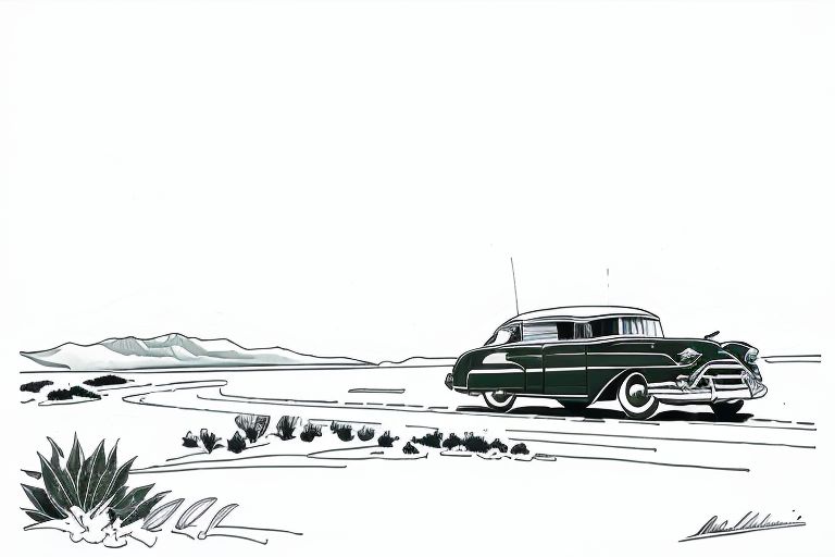 01405-MetzArt_(inked_original-art_1.2),_(lineart_1.31),_(fine-details_1.3)_illustration_of_a_HudsonHornet,_a_dark_green_car_driving_in_the_ari.jpg