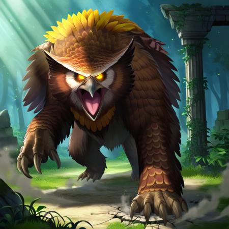Magic creatures: Owlbears! Illustrious v1.0