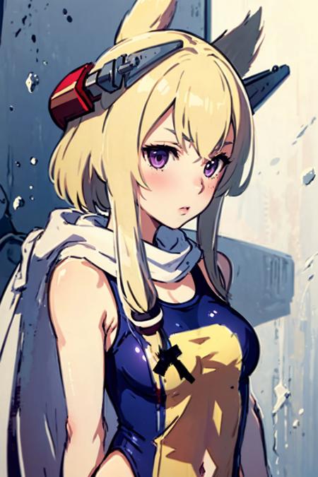 masterpiece, best quality, 1girl,  <lora:azur_lane_warspite_v1:1>, warspite, school swimsuit, upper body