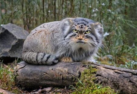 Pallas's cat - Otocolobus manul (just a test run) Pre-alpha_shitfail